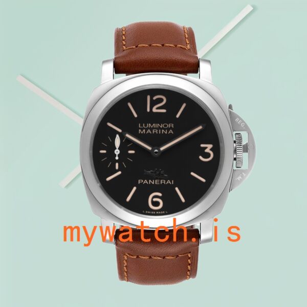 Panerai Luminor Marina PAM00415-001 Men's 44mm Leather Strap - Image 2