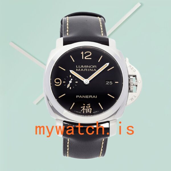 Panerai Luminor Marina 44mm Men's PAM00498 Stainless Steel Black Dial - Image 2