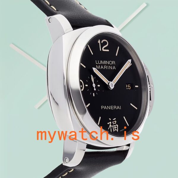 Panerai Luminor Marina 44mm Men's PAM00498 Stainless Steel Black Dial - Image 3