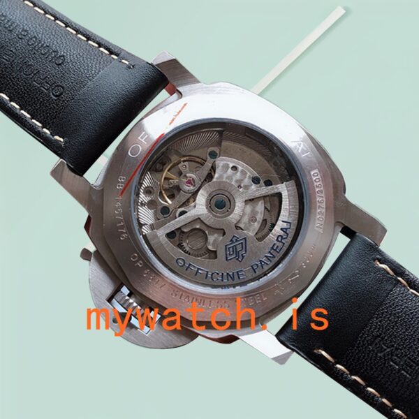 Panerai Luminor Marina 44mm Men's PAM00498 Stainless Steel Black Dial - Image 4