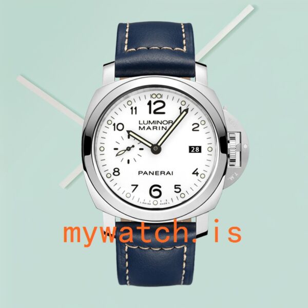 Panerai Luminor Marina PAM00499-001 Men's 44mm Stainless Steel White Dial - Image 2