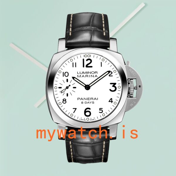 Panerai Luminor Marina Men's 44mm PAM00563 Stainless Steel White Dial - Image 2