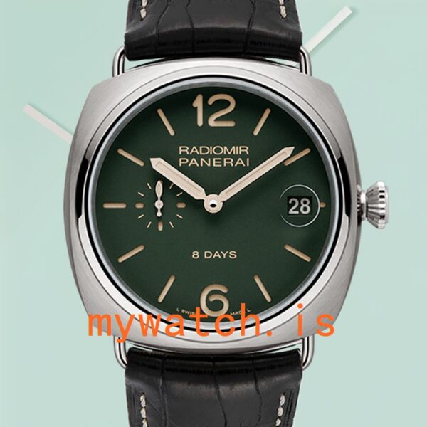 Panerai Radiomir 44mm Men's PAM00735-001 Green Dial Stainless Steel