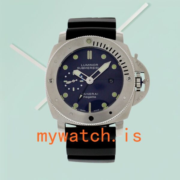 Panerai Luminor Submersible PAM00371 Men's 47mm Rubber Band - Image 2