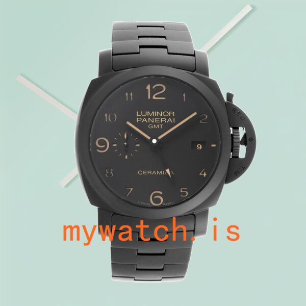 Panerai Luminor GMT PAM00438 Men's 44mm Automatic Black Dial - Image 2