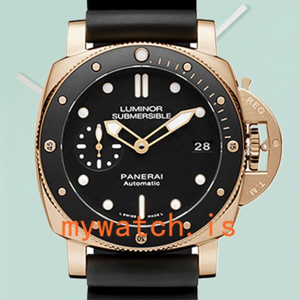 Panerai Luminor Submersible Men's 47mm PAM00684 Rose Gold-tone