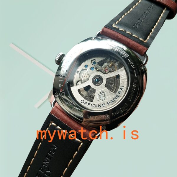 Panerai Radiomir Men's 44mm PAM00735 Automatic Leather Strap - Image 4