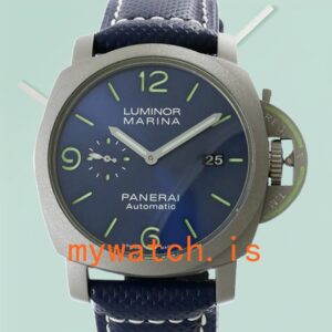Panerai Luminor Marina PAM1117 44mm Men's Blue Dial