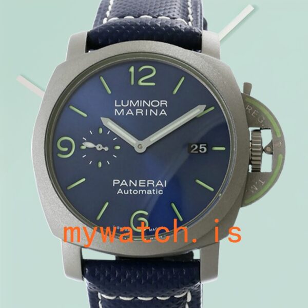 Panerai Luminor Marina PAM1117 44mm Men's Blue Dial