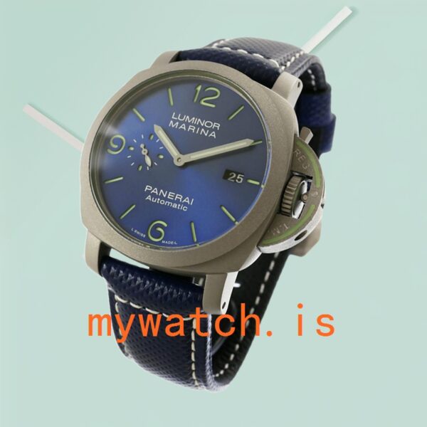 Panerai Luminor Marina PAM1117 44mm Men's Blue Dial - Image 3
