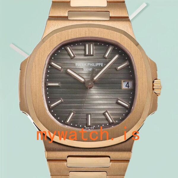 Patek Philippe Nautilus 5711R-001 Men's 40mm Stainless Steel Grey Dial