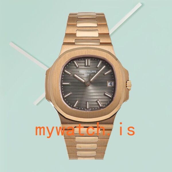 Patek Philippe Nautilus 5711R-001 Men's 40mm Stainless Steel Grey Dial - Image 2