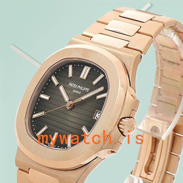 Patek Philippe Nautilus 5711R-001 Men's 40mm Stainless Steel Grey Dial - Image 4