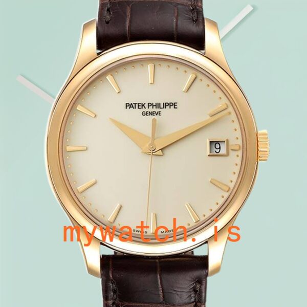 Patek Philippe Calatrava 40mm 5227J-001 Men's Automatic Leather Strap