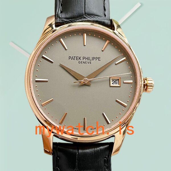 Patek Philippe Calatrava 40mm 5227J-001-2 Men's Leather Strap