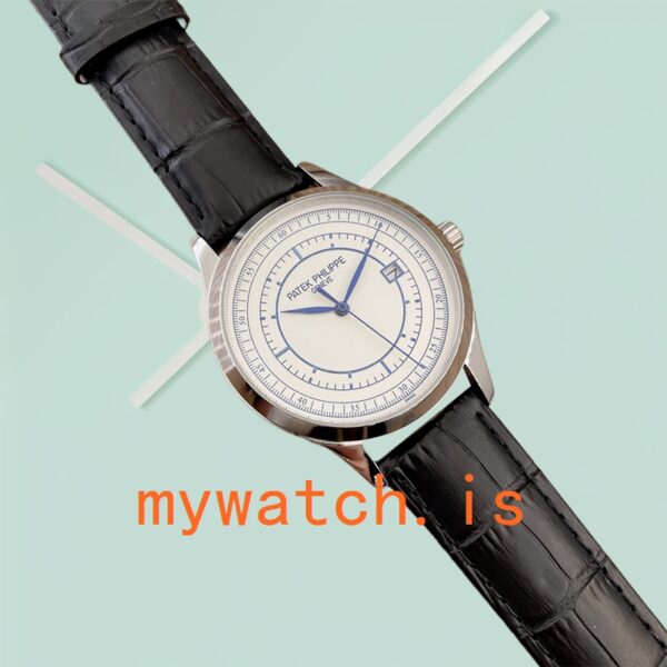 Patek Philippe Calatrava 5296G Men's 40mm White Dial - Image 3