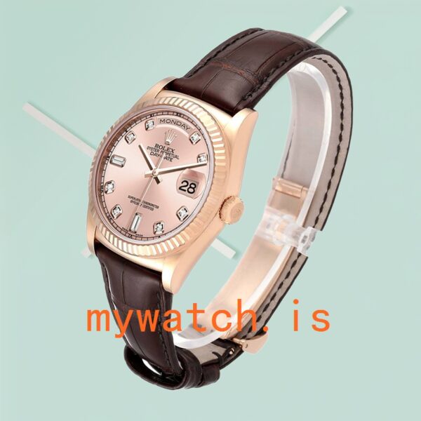 Rolex Day-Date Men's 36mm 118135-0101 Rose Gold Dial - Image 3