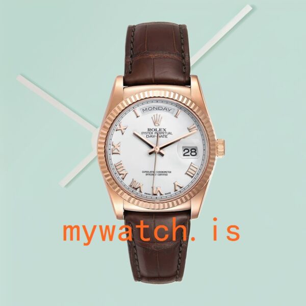 Rolex Day-Date 36mm 118135 Men's Rose Gold-tone - Image 2
