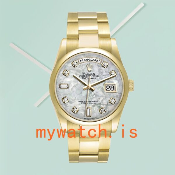 Rolex Day-Date 36mm 118208 Men's Stainless Steel - Image 2