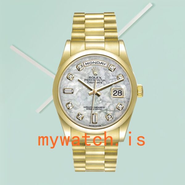 Rolex Day-Date 36mm 118208 Men's Stainless Steel - Image 5