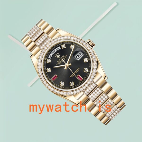 Rolex Day-Date Men's 36mm m118348-0149 President Bracelet Automatic - Image 3