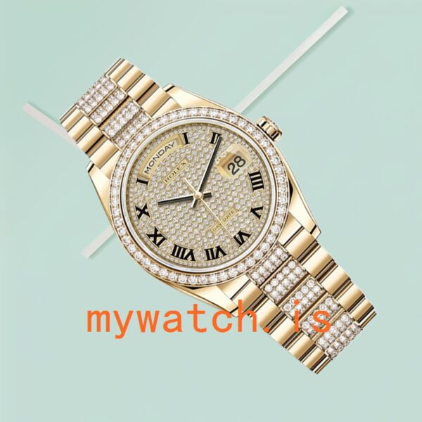 Rolex Day-Date Men's 36mm m118348-0013 President Bracelet Champagne Dial - Image 3
