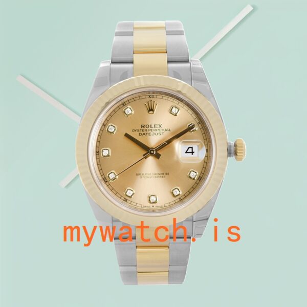 Rolex Datejust m126233-0018 36mm Men's Stainless Steel Champagne Dial - Image 2