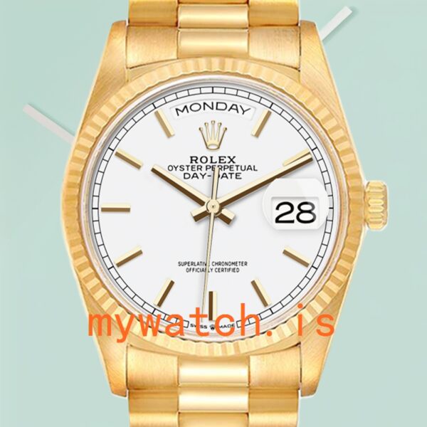 Rolex Day-Date Men's 36mm m128238-0081 Stainless Steel