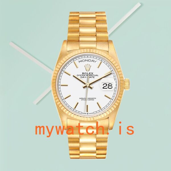 Rolex Day-Date Men's 36mm m128238-0081 Stainless Steel - Image 2