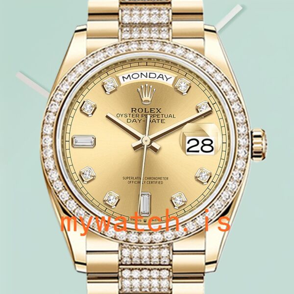 Rolex Day-Date Men's 36mm m128348rbr-0010 Gold-tone President Bracelet
