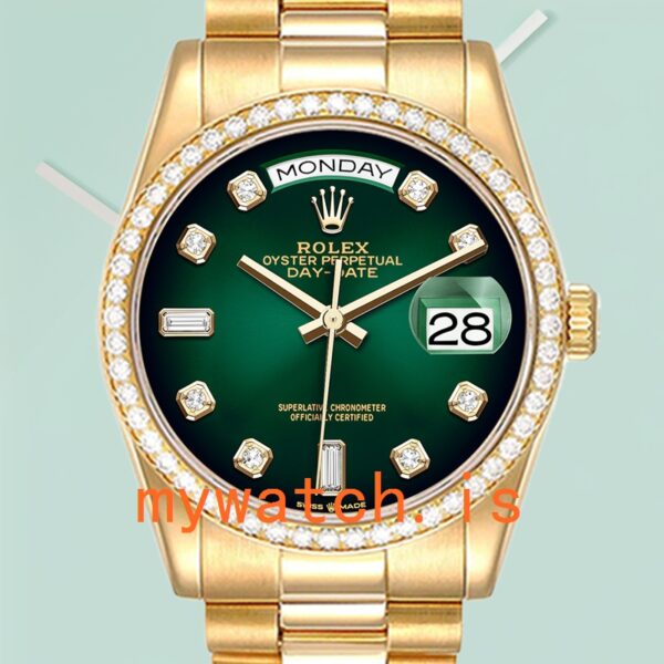 Rolex Day-Date 36mm m128348rbr-0035 Men's Gold-tone Automatic