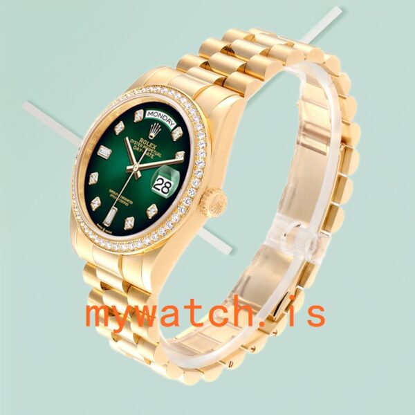 Rolex Day-Date 36mm m128348rbr-0035 Men's Gold-tone Automatic - Image 3