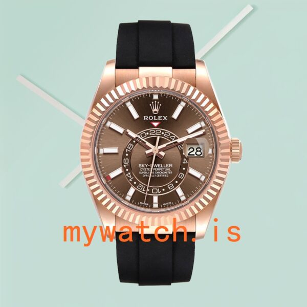 Rolex Sky-Dweller 42mm m326235-0005 Men's Brown Dial - Image 2