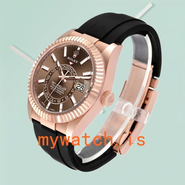 Rolex Sky-Dweller 42mm m326235-0005 Men's Brown Dial - Image 3