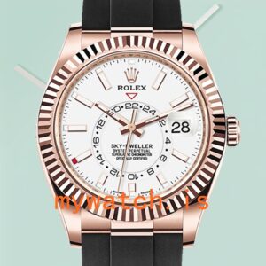 Rolex Sky-Dweller 42mm Men's m326235-0004 White Dial Stainless Steel