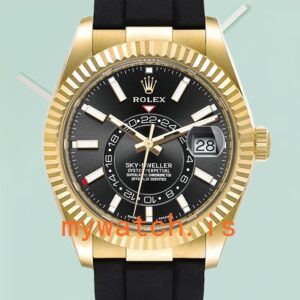 Rolex Sky-Dweller Men's m326238-0009 42mm Automatic Black Dial