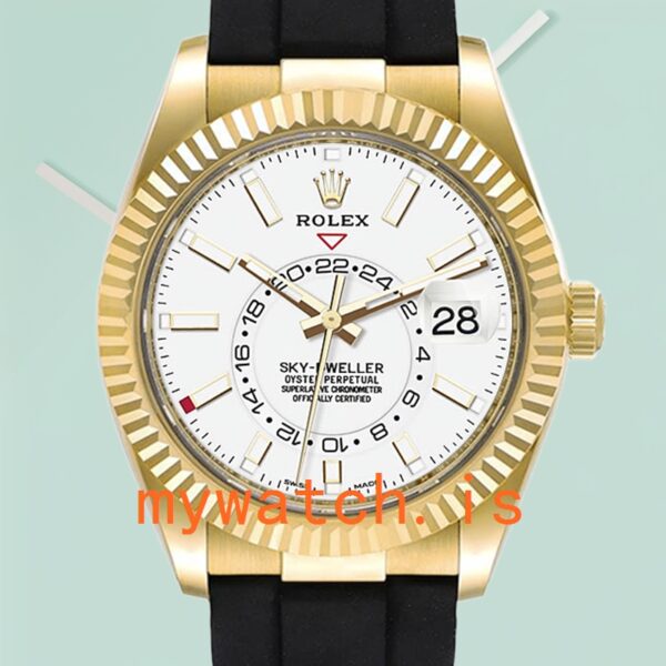 Rolex Sky-Dweller 42mm Men's m326238-0006 White Dial