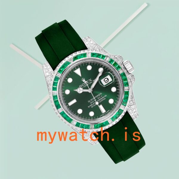 Rolex Submariner 116610 40mm Men's Green Dial - Image 3