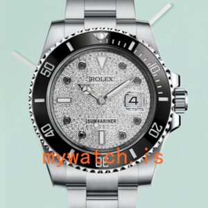 Rolex Submariner 40mm Men's 116610 Automatic Diamond Paved Dial