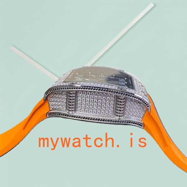 Richard Mille RM010 RM010-003 Men Around 50*42mm Diamond Bezel Mechanical - Image 3