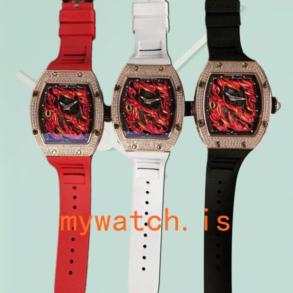 Richard Mille RM26-02 RM26-02-003 Men Around 50*42mm Rubber Band - Image 3