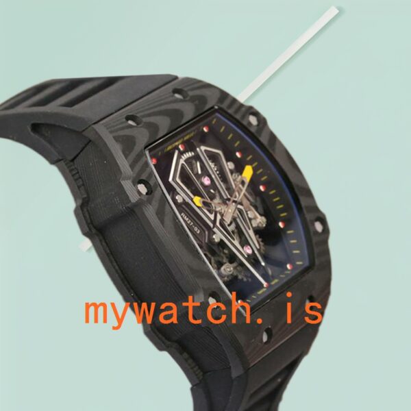 Richard Mille RM27-03 Men Around 47*40mm RM27-03-001 Black Black Dial - Image 3
