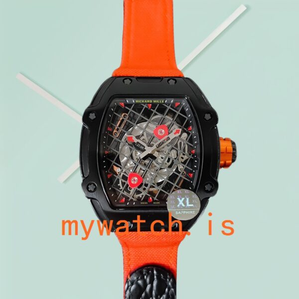 Richard Mille RM27-04 Around 38*48mm RM27-04-003 Men Transparent Dial Nylon Strap - Image 4