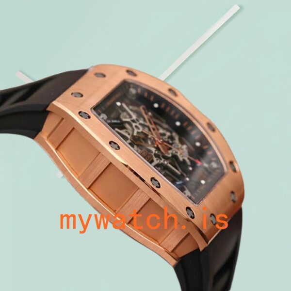 Richard Mille RM035 Around 50*42mm Men RM035-003 Stainless Steel Rose Gold-tone - Image 3