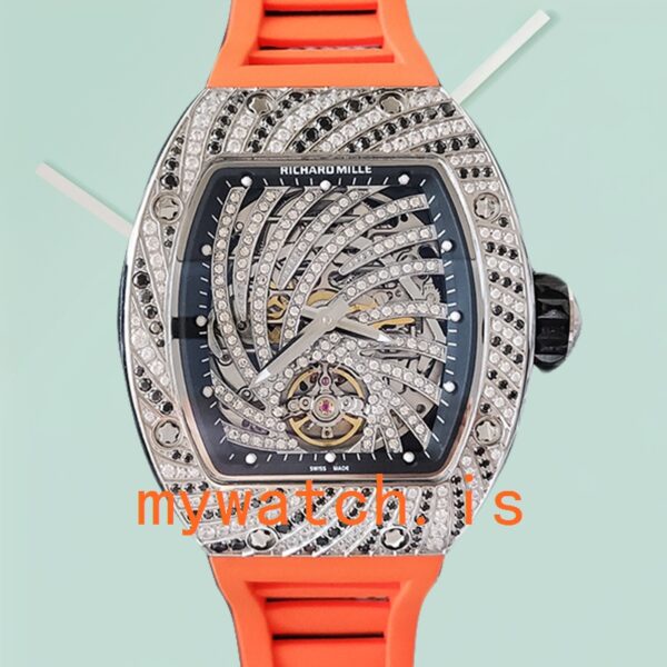 Richard Mille RM51-02 Around 48*40mm Ladies RM51-02-011 Diamond Paved Dial