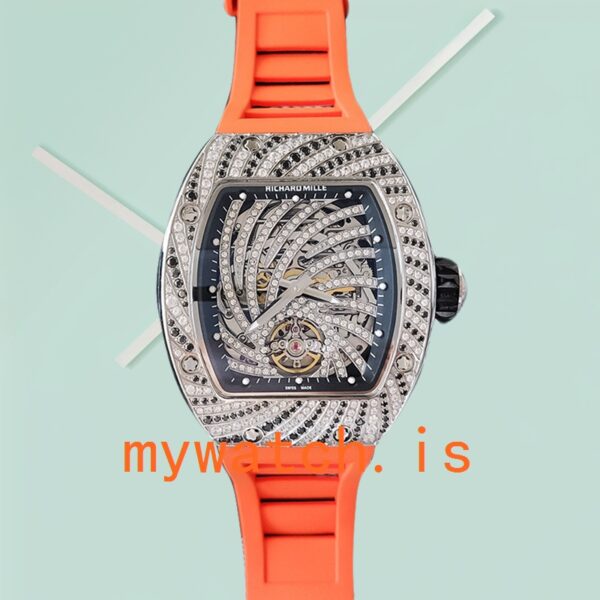 Richard Mille RM51-02 Around 48*40mm Ladies RM51-02-011 Diamond Paved Dial - Image 2