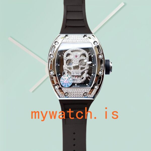 Richard Mille RM052 RM052-001 Around 50*42mm Men Silver-tone - Image 2