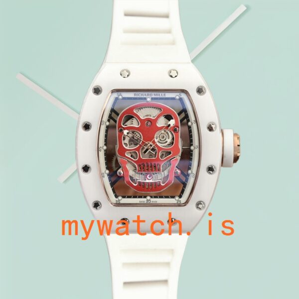 Richard Mille RM52-01 Men RM52-01-001 Around 50*42mm White - Image 2