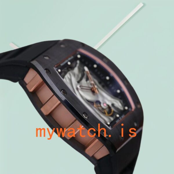 Richard Mille RM52-02 Men RM52-02-001 Around 50*41mm Mechanical Rubber Band - Image 3