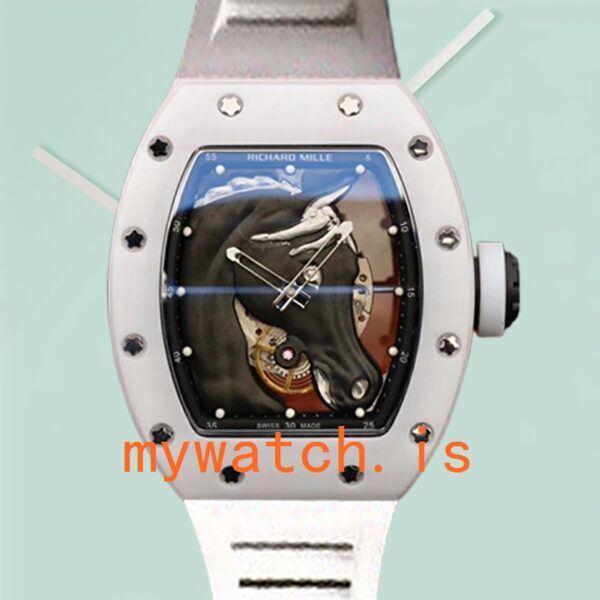 Richard Mille RM52-02 RM52-02-004 Men Around 50*40mm Horse Head Skeleton Dial